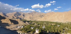 Orasul Leh - Ladakh (situat la 3500m)